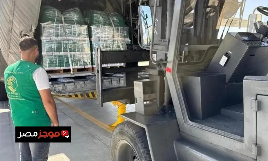 الطائرة الإغاثية السعودية الـ74 تصل مطار العريش لتعزيز الدعم الشعبي الفلسطيني