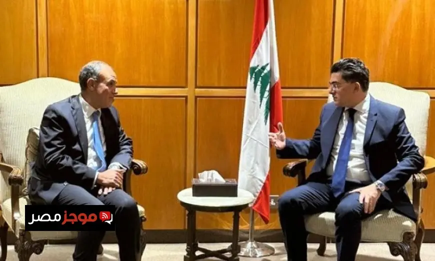 وزير الإعلام اللبناني يرحب بعبد العاطي لدى وصوله إلى مطار بيروت