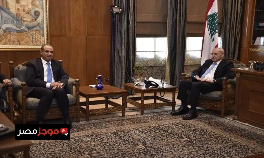 عبد العاطي يشيد بدور رئيس النواب اللبناني في تعزيز وحدة لبنان واستقراره