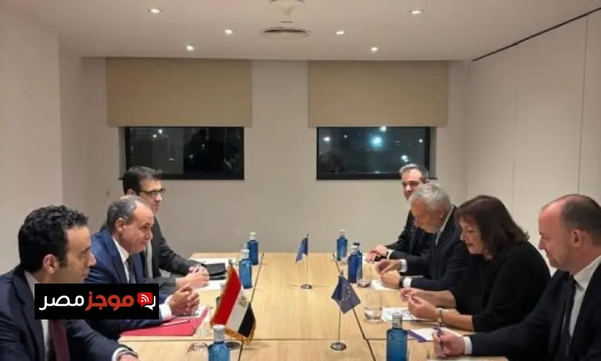 وزير الخارجية يجري محادثات هامة مع المفوضة الأوروبية للمتوسط حول تطورات القضايا الإقليمية