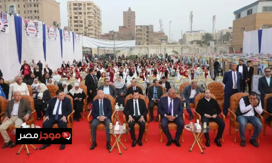 صبحي وصابر يشاركهما توزيع 150 جهاز عروسة في مبادرة فرحة مصر الشاملة