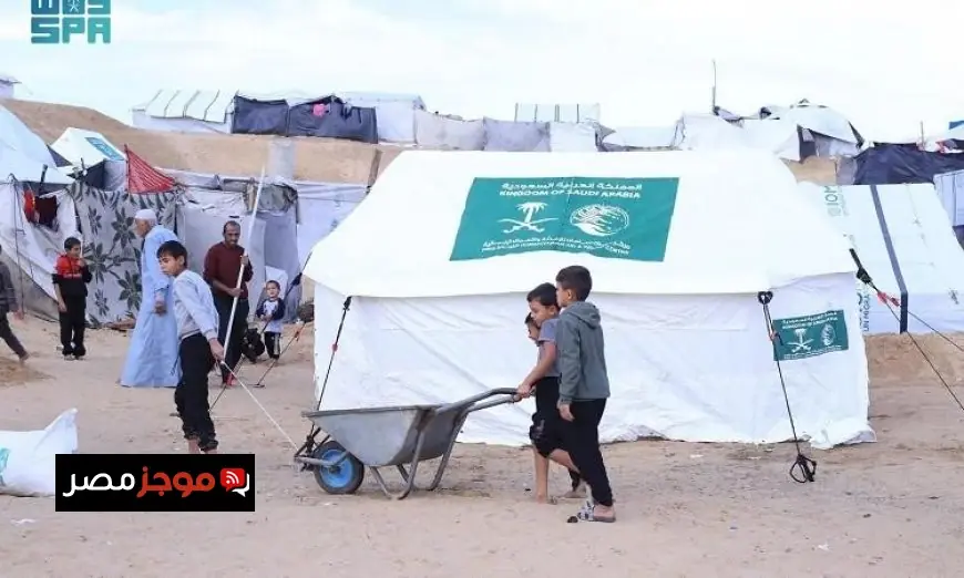 مركز الملك سلمان للإغاثة يوزع مساعدات إيوائية جديدة في جنوب قطاع غزة صور توثق جهود الإغاثة