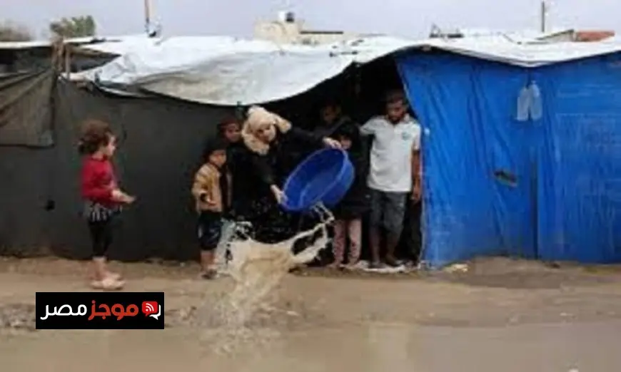 أونروا تحذر من الأوضاع المأساوية في قطاع غزة بسبب المنخفضات الجوية