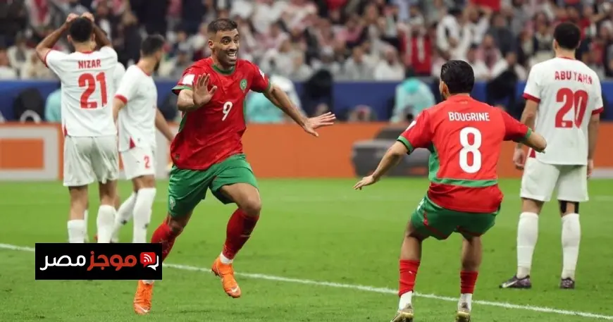 حمد الله يقود منتخب المغرب للفوز بكأس العرب في مباراة مثيرة ضد الأردن
