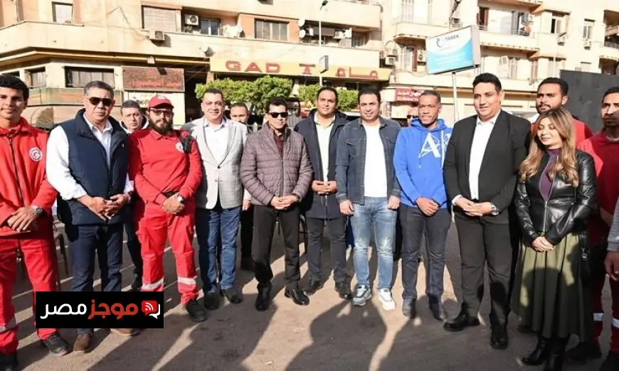 وزير الشباب والرياضة يثمن دور الهلال الأحمر المصري في دعم المجتمع