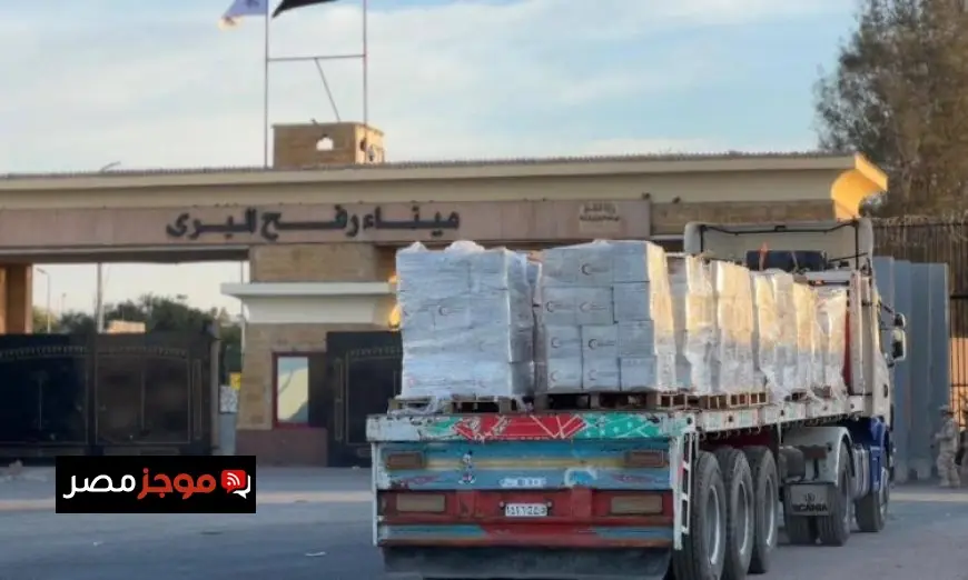 الهلال الأحمر المصري يوزع 207 آلاف سلة غذائية وملابس شتوية في مبادرة زاد العزة 104