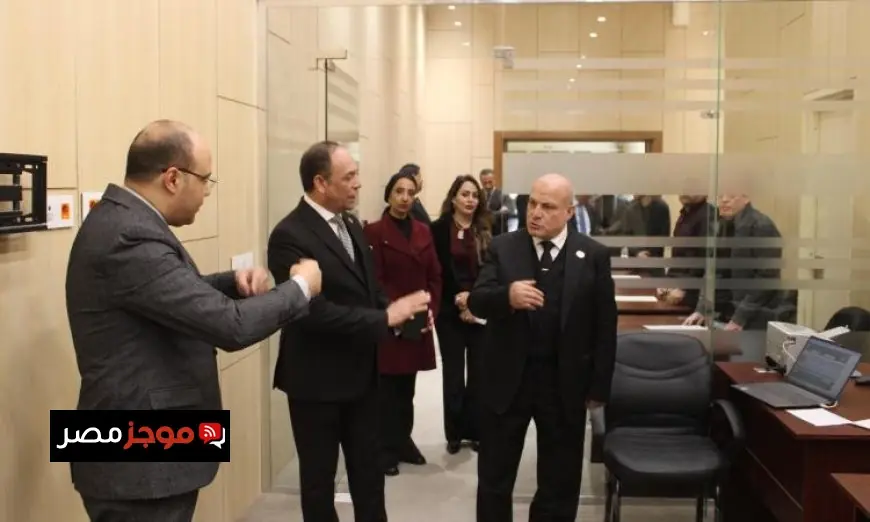 رئيس النيابة الإدارية يزور مواقع التحضير لمسابقة تعيين معاون النيابة