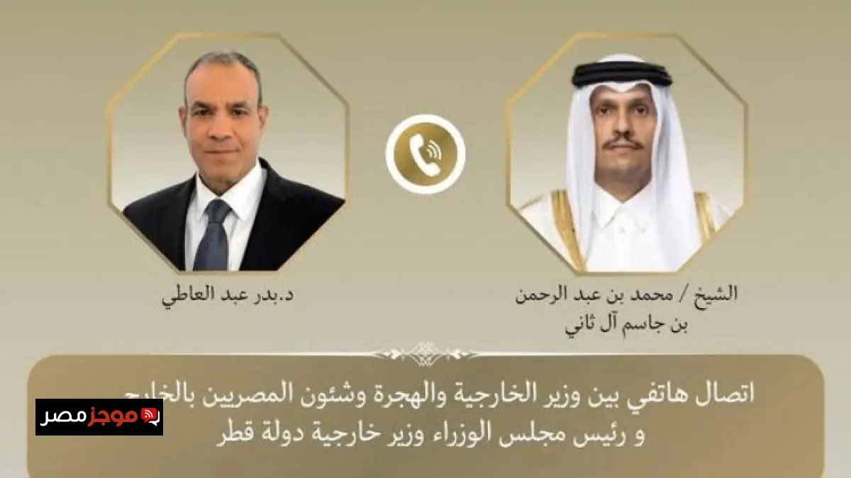 وزير الخارجية يدعم جهود التعاون مع نظيره القطري من أجل التوصل لهدنة في السودان