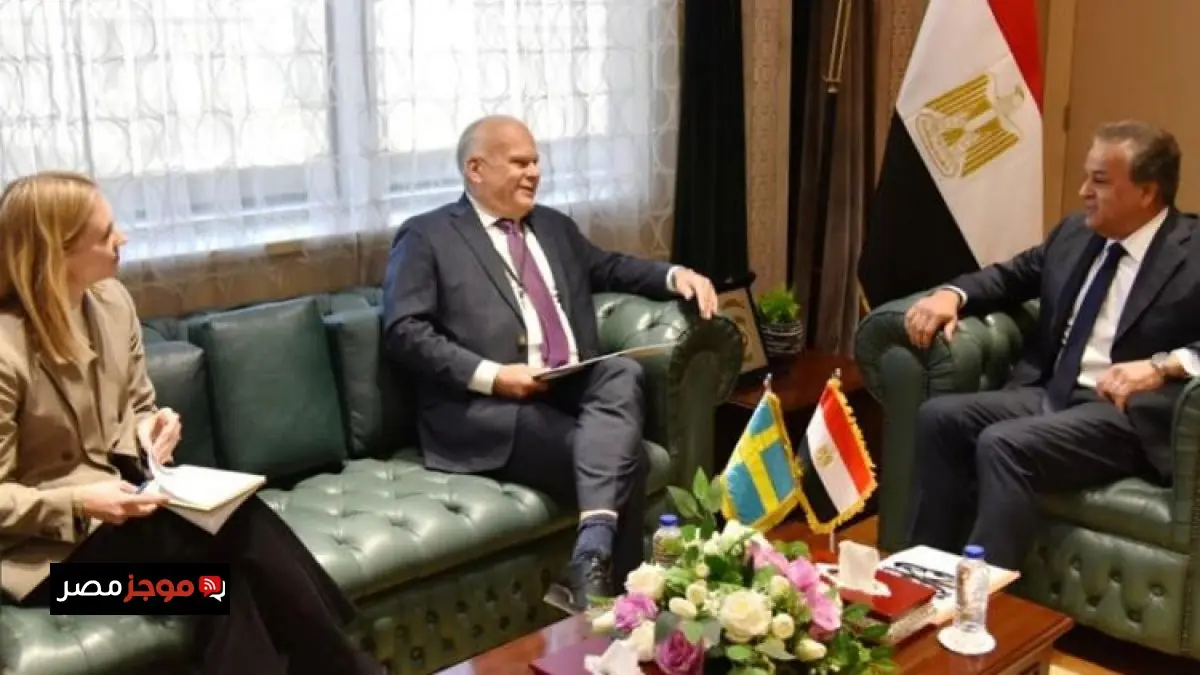 وزير الصحة المصري يلتقي سفير السويد لتعزيز التعاون في مجالات الرعاية الصحية