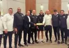 منتخب مصر يحتفل بعيد ميلاد لاعبيه وإدارته بعد جلسة تدريبية مميزة