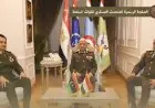 وزير الدفاع ورئيس الأركان يجتمعان مع نائب القائد العام للجيش الوطني الليبي في لقاء هام