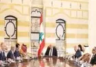 سفير مصر في لبنان يتواجد في اجتماع دول اللجنة الخماسية مع رئيس لبنان