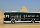 أتوبيس النصر الكهربائي يبدأ تجارب تشغيله في خدمة نقل زوار أهرامات الجيزة ضمن خطة تطوير قطاع الأعمال