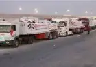 قافلة زاد العزة 124 تصل إلى قطاع غزة لتقديم الدعم للفلسطينيين