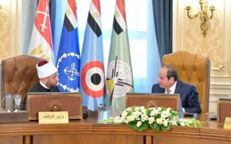 الرئيس السيسى يحضر اختبارات كشف الهيئة لحاملى درجة الدكتوراه من دعاة وزارة الأوقاف