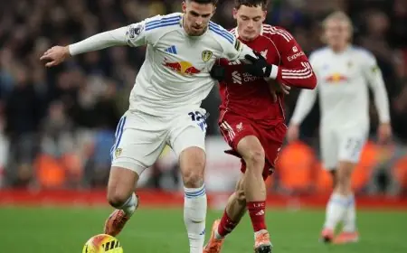 ليفربول يتعثر بتعادل مخيب أمام ليدز في الدوري الإنجليزي الممتاز