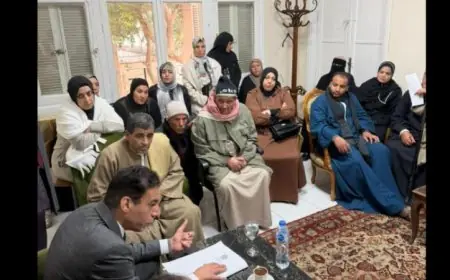 اجتماع مساعد وزير الخارجية للشؤون القنصلية مع أسر المصريين المفقودين في ليبيا