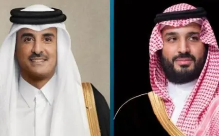 ولي العهد السعودي يتواصل مع أمير قطر لمناقشة الأوضاع الإقليمية الحالية