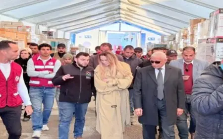 أنجلينا جولي تشيد بمساعي مصر في تقديم المساعدات humanitarian إلى غزة