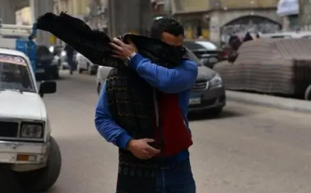 هيئة الأرصاد تحذر من استمرار الموجة الباردة وفرص تكون صقيع في بعض المناطق مع توقعات بدرجة حرارة دنيا 9 في القاهرة