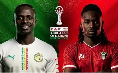 تابعوا البث المباشر لمباراة السنغال والسودان في كأس أمم إفريقيا 2025 اليوم