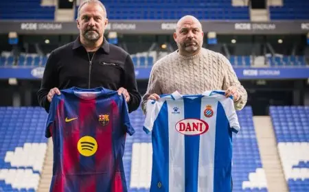 عودة الفأر إلى الكامب نو تشكيلة برشلونة في ديربي إسبانيول