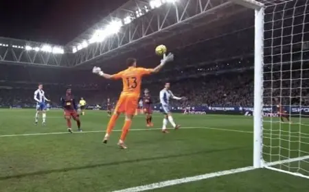 التعادل السلبي يعكس نهاية الشوط الأول في ديربي كتالونيا ضمن الدوري الإسباني