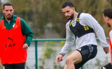 ريال آيت نوري يدخل المستشفى ويقلق الجزائر قبل مباراة الكونغو