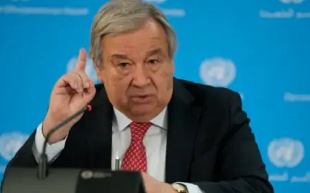 جوتيريش يعبر عن قلقه الشديد من قرار إسرائيل تعليق عمل المنظمات الدولية غير الحكومية في فلسطين