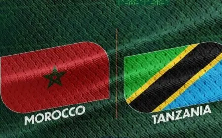 تابع البث المباشر لمباراة المغرب ضد تنزانيا في كأس أمم إفريقيا 2025