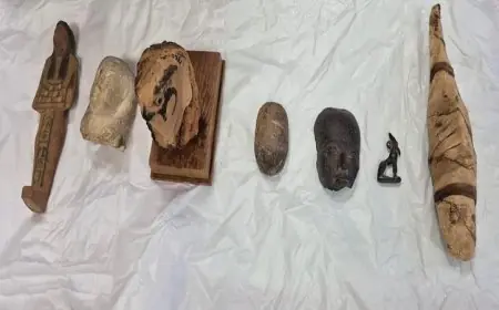 مصر تستعيد 7 قطع أثرية تاريخية من العاصمة الأمريكية واشنطن