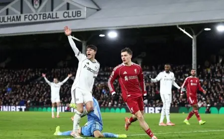 فيرتز يوضح سبب عدم احتفاله بهدفه في شباك فولهام ويعترف بتحديات ليفربول الصعبة