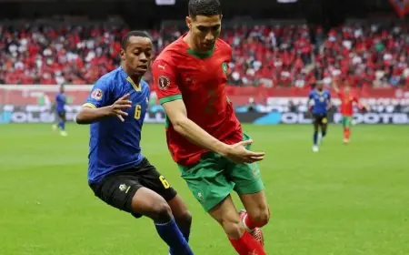 أشرف حكيمي يهنئ المغرب بعد الوصول إلى ربع نهائي كأس إفريقيا