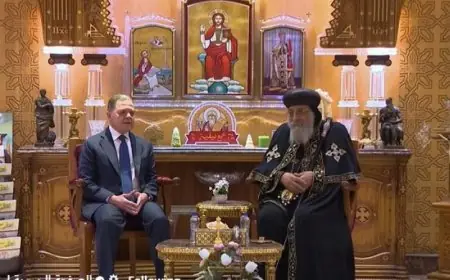 وزير الداخلية يهنئ البابا تواضروس الثاني بمناسبة عيد الميلاد المجيد في فيديو مميز