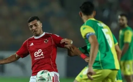 محمد شريف يغيب عن الأهلي لمدة أسبوعين بسبب إصابة في الرباط الداخلي للركبة