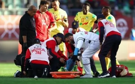 اتحاد الكرة يؤكد سفر محمد حمدي إلى ألمانيا لتلقي العلاج بعد إصابته أمام بنين