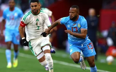 تعادل مثير في شوط حذر بين الجزائر والكونغو الديمقراطية