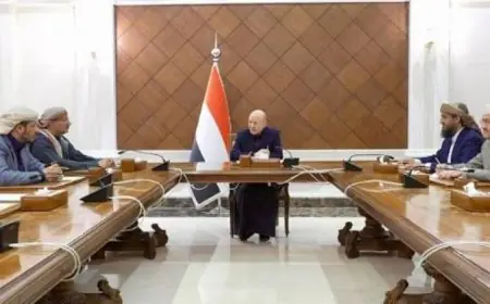 مجلس القيادة الرئاسي في اليمن يقرر إسقاط عضوية الزبيدي ويعفي وزيري النقل والتخطيط من منصبيهما