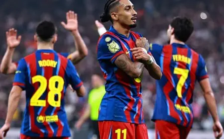 رافينيا يؤكد جاهزية برشلونة لمواجهة أي منافس بعد الانتصار الساحق على بلباو