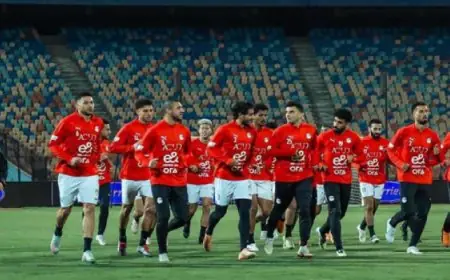 منتخب مصر يستعد بقوة لمواجهة كوت ديفوار في ربع نهائي كأس إفريقيا من خلال المران الرئيسي