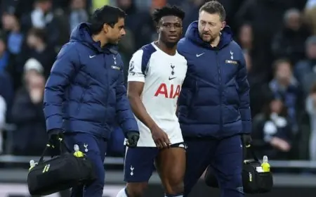 تفاصيل إصابة محمد قدوس نجم توتنهام تكشف أسباب غيابه الطويل