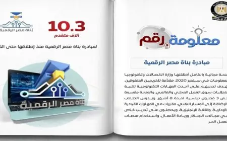 مجلس الوزراء يكشف عن مبادرة بُناة مصر الرقمية لتعزيز المهارات التقنية للخريجين بالإنفوجراف
