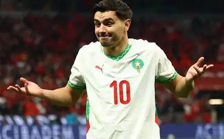 براهيم دياز يتألق ويحرز هدف التقدم للمغرب في لقاء الكاميرون