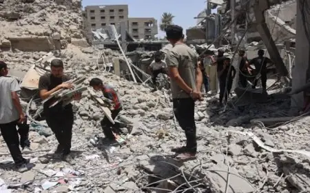 الاحتلال الإسرائيلي يستمر في انتهاكاته بقصف جوي ومدفعي على مناطق متعددة في قطاع غزة