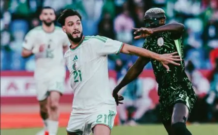 الجزائر تنقلب على طوفان هجوم نيجيريا في الشوط الأول بكأس أمم إفريقيا