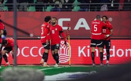 محمد صلاح يسجل الهدف الثالث لمصر في مباراة كوت ديفوار المثيرة