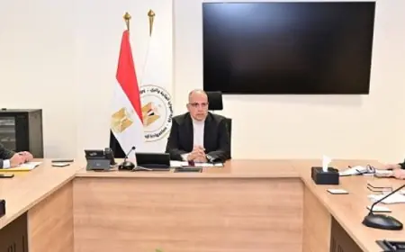 وزير الري يتابع سير مشروع تحسين نوعية المياه في مصرف كيتشنر ويؤكد على أهميته