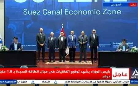 رئيس الوزراء يشرف على توقيع اتفاقيات طاقة جديدة بقيمة 1.8 مليار دولار