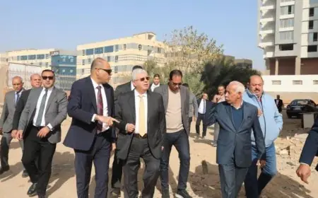 زيارة وزيري التعليم العالي والعمل لمنشأة تعليمية لتحويلها إلى جامعة تكنولوجية جديدة