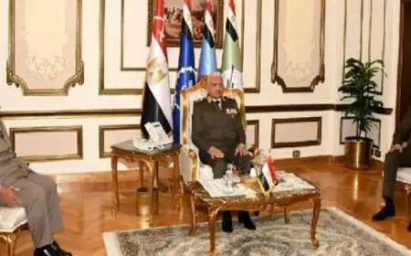 وزير الدفاع والإنتاج الحربي يلتقي وفد الاتحاد العربي للرياضة العسكرية لتعزيز التعاون العسكري